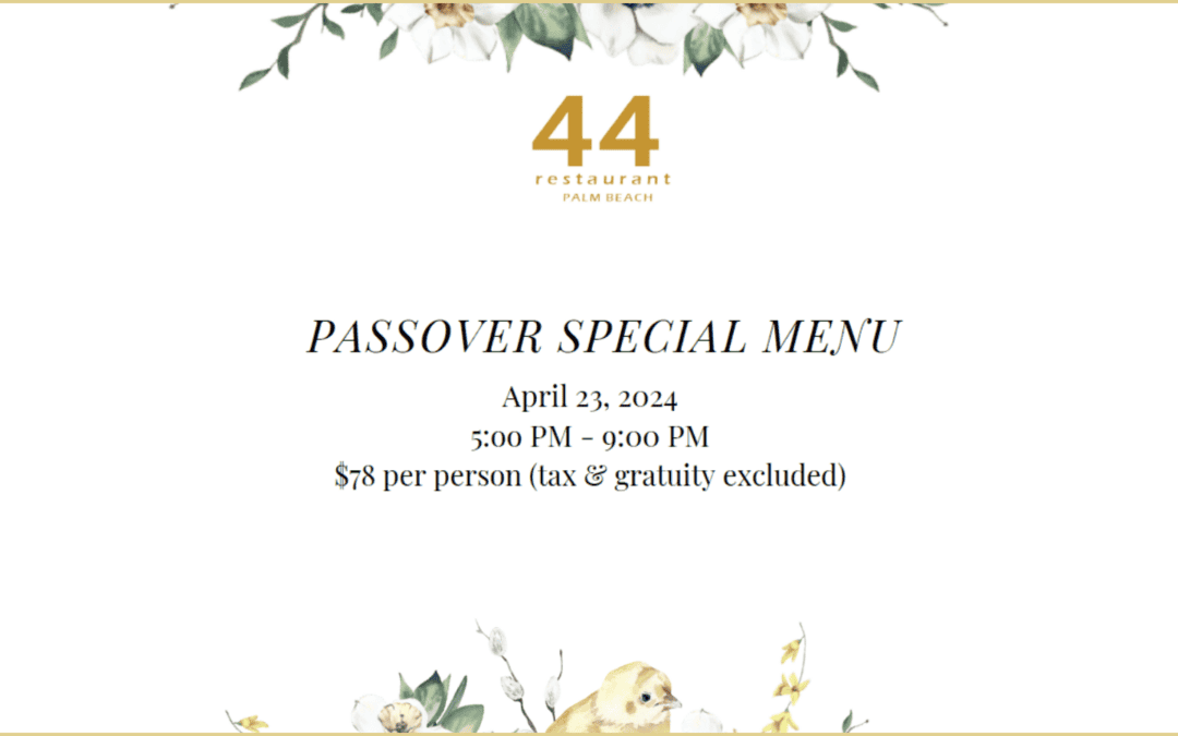 Passover Special 2024